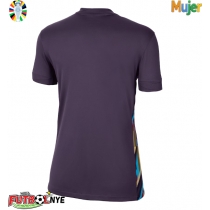 Camiseta Inglaterra Visitante Equipación para mujer Eurocopa 2024 manga corta